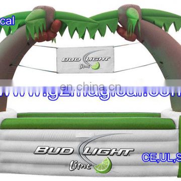 Newest Coconut Trees Inflatable Booth Bar for Service