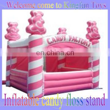 Pink Inflatable cartoon tents for square promotion