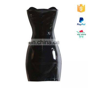 Wholesale Shining Lady Sexy Ziper Cheap Leather PVC Lingerie