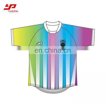 Sublimation digital printing football training soccer t-shirt