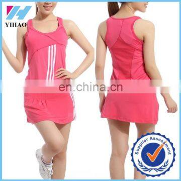 Yihao Custom Women Casual Sportswear Tennis Tracksuit Fitness Clothing Wholesale 2015