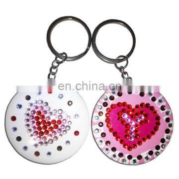 Cheap Customized Keyring KeyChain Quality Factory Direct made in Bulk With Round Badge