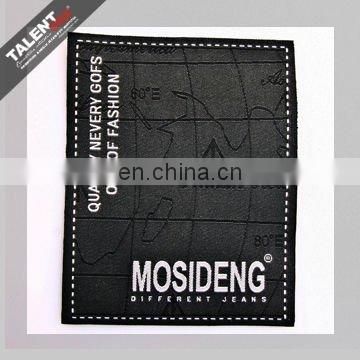 custom high density woven label for men's jacket