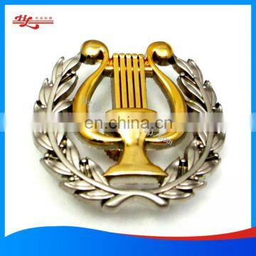 self-adhesive metal badge logo