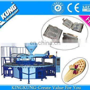 Hot Selling Single Color PVC Airblowing Machine, PVC Machines Shoe Sole Making Machine