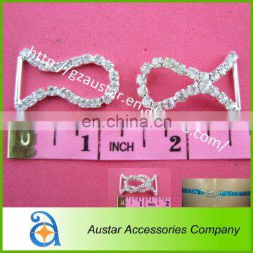 Rhinestone lock Crystal Bikini Connectors,diamond connector