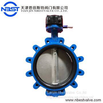 LTD371XP-10Q Demco QT450 Lug Butterfly Valve With Worm Gear Handwheel