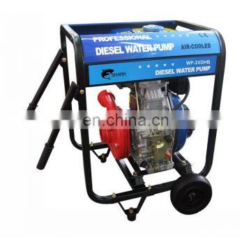 2 Inch agricultural irrigation portable  Aluminum High Pressure Diesel Water Pump