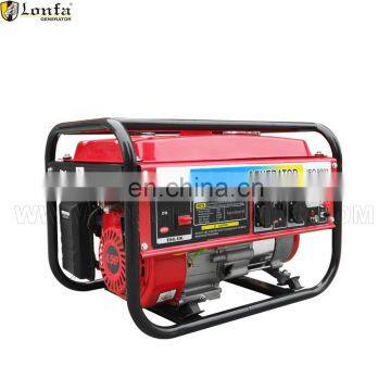 2kw 5.5HP portable power honda petrol Kerosene Generator set with cheap price