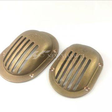 High Quality Bronze Round and Oval Grated Strainer for Boats and Yachts. photo-3