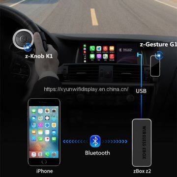 New product Wireless Carplay Z-Box Android Auto Airplay Dongle Phone Link Gesture Recognition for audi