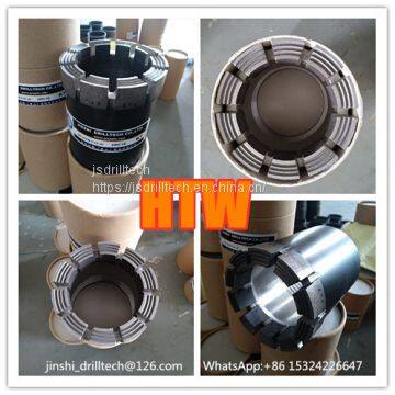 HTW diamond core bit, impregnated diamond core drill bits & reamers, exploration drilling, rock coring, geotechnical drilling bits