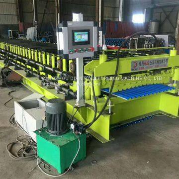 Trapezoidal Roof Sheet Roll Forming Machine Trapezoidal Metal Roofing Sheet Roll Forming Machine photo-4
