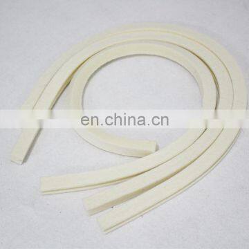 Industry white wool felt strips