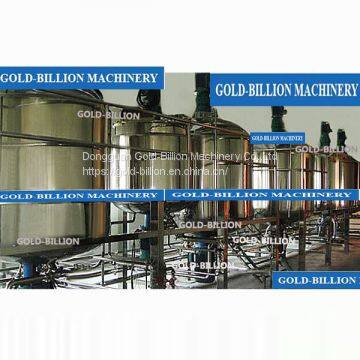 Mixing Vessel, Mixing tank, Liquid Detergent Mixing Tank Soap Making Machine with Homogenizer