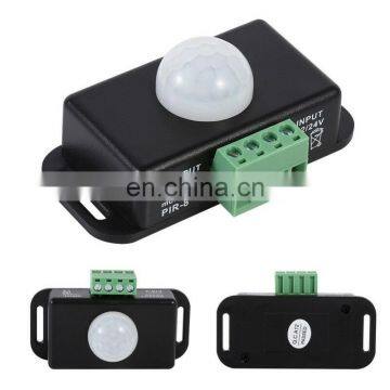 Mini DC12V-24V 8A Infrared PIR Motion Sensor Switch For LED Strip Lights photo-2