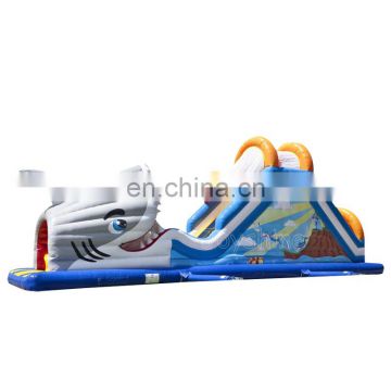 Guangzhou Wholesale Outdoor Used Dry Inflatable Action Haai Slides For Kids