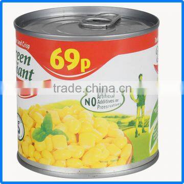 160g new pack product frozen canned sweet corn