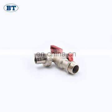 BT2003 Top Sale Brass Forged Bibcock Tap Valve With Red Handle photo-4