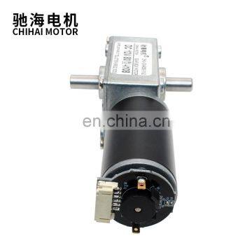 ChiHai Motor CHW-4058-3162ABHL DC 24v Worm Geared Motor High Torque D Shaft 12v Motor Rotating Table Door Self-lock