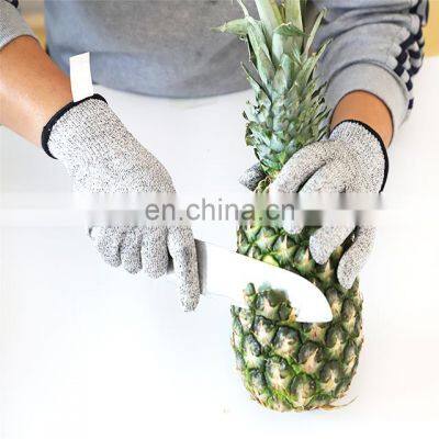 Food Grade Cut Level 5 Cut Resistant Gloves For Kitchen Work Wood Carving Sanding