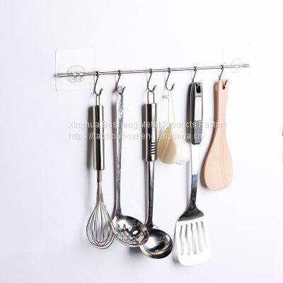 Kitchen Metal Wall Mounted Kitchen Ware Hook Metal Hanger For Kitchenware Storage