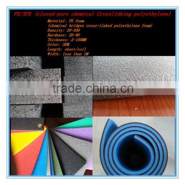 PE/AEPE/IEPE /XPE /IXPE closed cell polyethylene foam polyethylene foam aluminum foam insulation