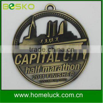 Custom embossed metal logo plate metal divided plates