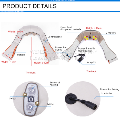 Portable Neck and Shoulder Massager Electric 3D Kneading Shitasu Massage Belt photo-4