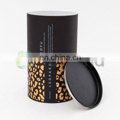 Custom Luxury Coffee Machine Paper Boxes Round Coffee Packaging Boxes With Tin Insert Lid photo-3