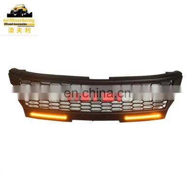 New arrive Black ABS triton l200  2019 2020 2021 front grille with LED light yellow/white