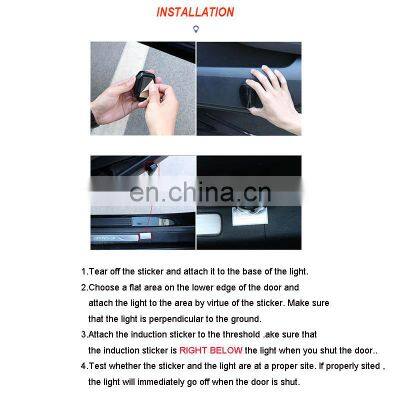 2020 Hot /Led Car Door Logo Rechargeable Projector Welcome Light// photo-4