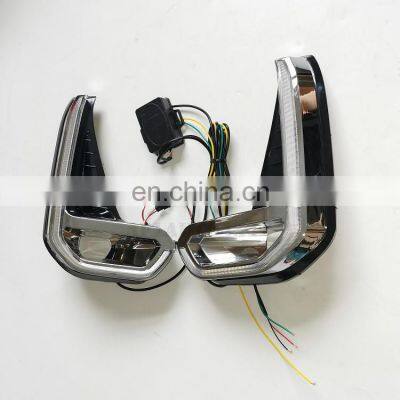 DRL LED Daytime Running Lamp For REVO 2020 2021 Auto Flowing Yellow Turn Signal Daylights Car Foglamp photo-4