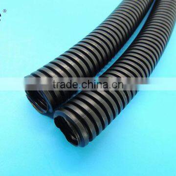 Fire Resistant Abrasive Resistant Black Nylon Cable Protective Sleeving For Automobile