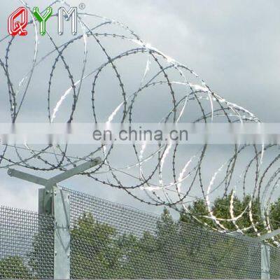 Hot dipped galvanized bto-22 concertina razor barbed wire