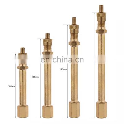 Car Auto Truck Brass Wheel Tire Valve Stem Valve Stem Cover Tyre Long Extension Pole Cover Extender Steamboat