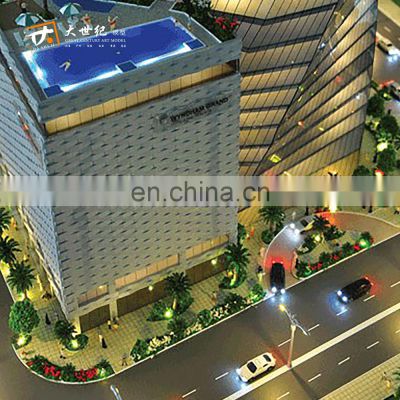 3D Architectural model making 3d models of buildings with pool