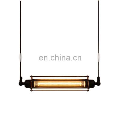 Retro industrial style iron Double flute pendant light for decorate