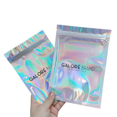 hot stamp print resealable laminated multiple layer plastic aluminum foil packaging bags