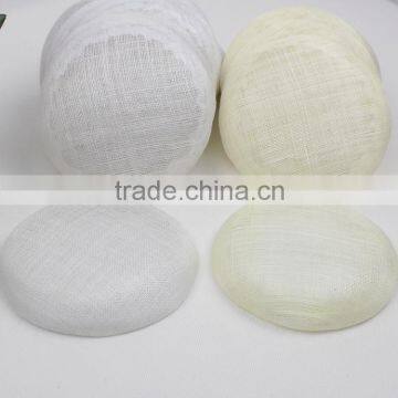 Ivory Sinamay Hat Fascinator Base Wholesale photo-3