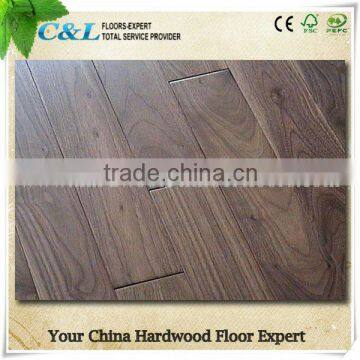 Top quality Black American walnut wood parquet flooring