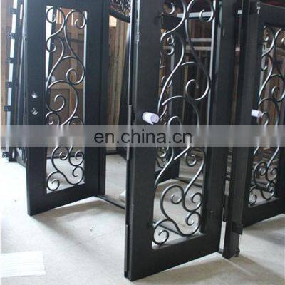 Iron Grill Door Design Catalogue Interior Wrought Iron Doors photo-3