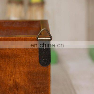 Over the Wall Pine Wood Drawer Organizer Box With Dividers photo-5