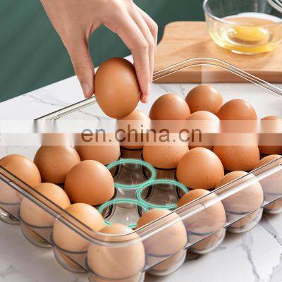 Favourable Price New Arrival Organize Plastic Beauty Refrigerator Egg Storage Box photo-2