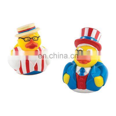 Промо-акция. Оптовые резиновые уточки-пузырьки из Китая. Плавающие игрушки для детей, пищащие игрушки для ванны и душа для младенцев photo-4