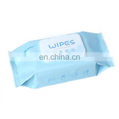 OEM Factory 80Pcs Chemical-free Cleaning Refreshing Wet Wipes Tissue Baby Natural Care Baby Wet Wipes