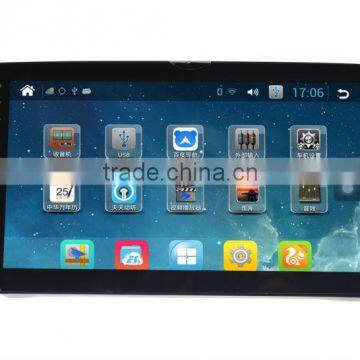 Quad-Core 10.1" Pure Android Capacitive 1024x600 Touch Screen Car Radio Stereo for VW Santana GPS 3G WIFI CANBUS RK3188 A9