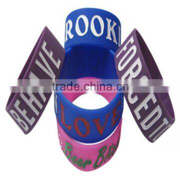 Custom Bulk Cheap Silicone Wristband For Promotion