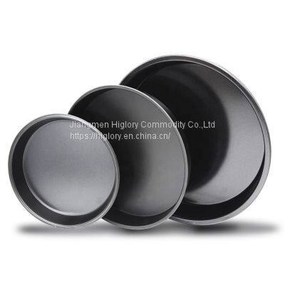 High Quality Iron Black Round Pizza Dishes & Pans For Cake Non Stick Baking Pan photo-3