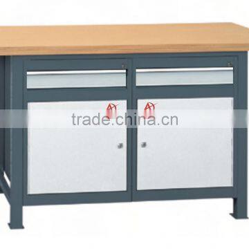 Cold Rolled Steel Garage use Workbench with Wood Top AX-3322